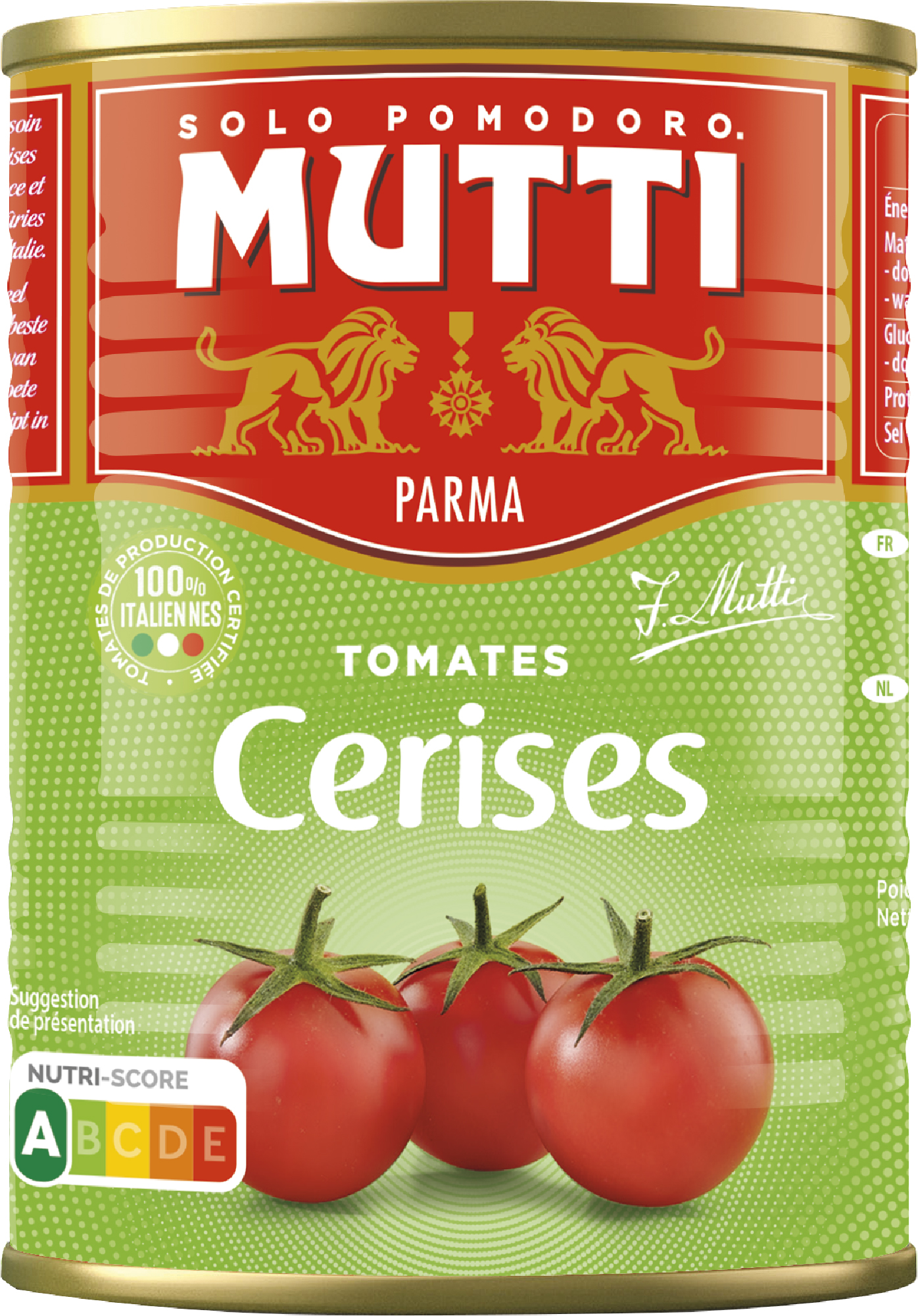 SAUCE TOMATES CERISES 2,5KG MUTTI